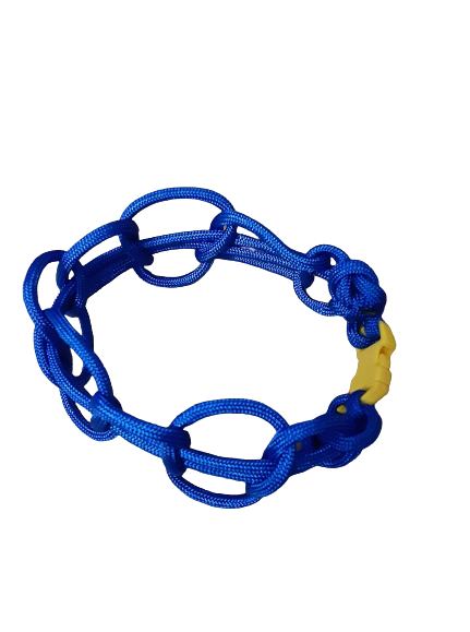 blue paracord bracelet - Millie's Crafts